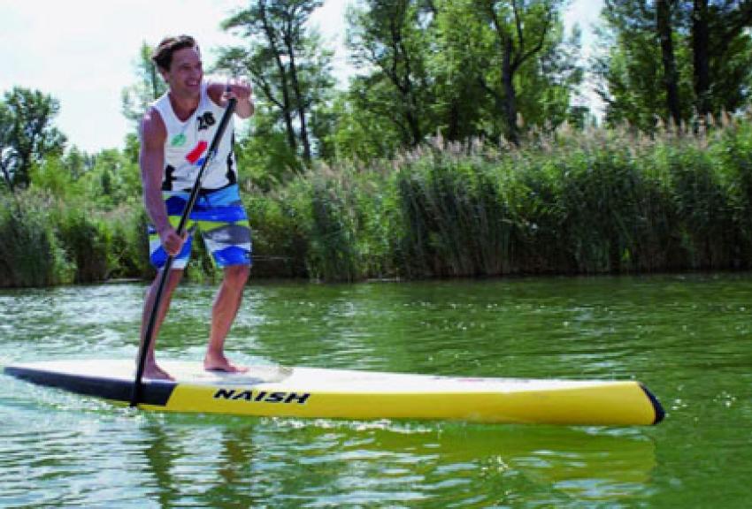 Stand Up Paddling Tour auf dem Rhein