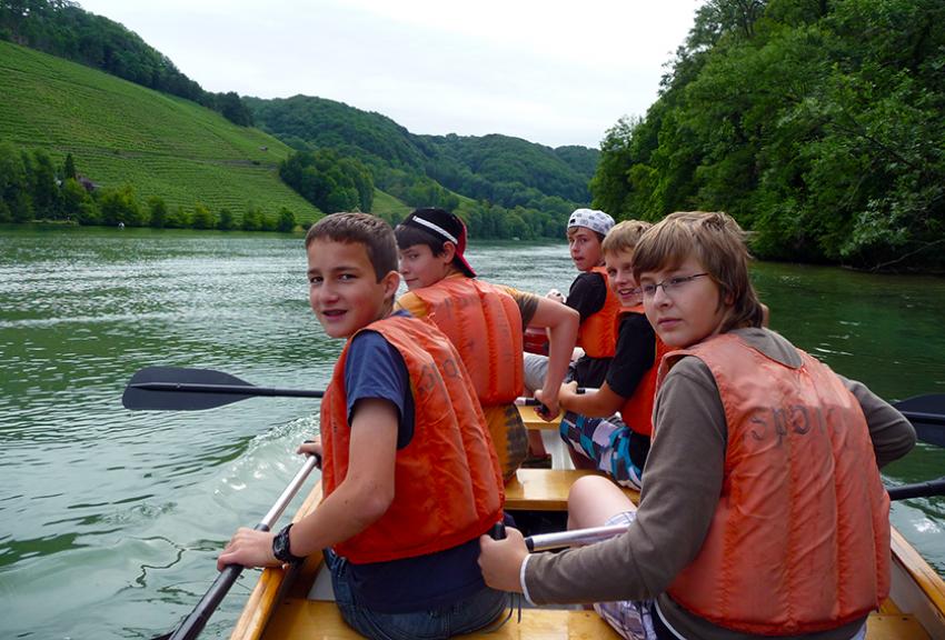 Grosscanadier, Erlebnis pur auf dem Rhein